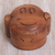 Wood puzzle box, 'Happy Monkey' - Hand Made Wood Puzzle Box Monkey Face from Indonesia (image 2b) thumbail