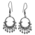 Sterling silver chandelier earrings, 'Catching Dreams' - Sterling Silver Dream Catcher Earrings Handmade in Indonesia