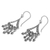 Sterlingsilber-Lüster-Ohrringe, 'Fliegender Drachen'. - Drachenohrringe aus Sterlingsilber, handgefertigt in Indonesien