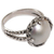 Cultured mabe pearl cocktail ring, 'Queen of the Moon' - Cultured Mabe Pearl Ring Hand Crafted in Indonesia