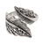 Sterling silver wrap ring, 'Magic Leaf' - Sterling Silver Leaf Wrap Ring Made in Indonesia