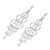 Cultured pearl chandelier earrings, 'Moonlit Orbs' - Sterling Silver Cultured Pearl Chandelier Earrings Indonesia (image 2b) thumbail