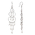 Cultured pearl chandelier earrings, 'Moonlit Orbs' - Sterling Silver Cultured Pearl Chandelier Earrings Indonesia (image 2c) thumbail