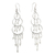 Cultured pearl chandelier earrings, 'Moonlit Orbs' - Sterling Silver Cultured Pearl Chandelier Earrings Indonesia