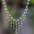 Zuchtperlen-Wasserfall-Halskette, 'Elegante Prinzessin'. - Zuchtperlen-Wasserfallkette aus Indonesien