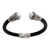 Cultured pearl cuff bracelet, 'Moon Romance' - Cultured Pearl Sterling Silver Cuff Bracelet from Indonesia thumbail