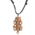 Bone pendant necklace, 'Ocean Dweller' - Hand Made Bone Pendant Necklace Octopus from Indonesia thumbail