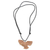 Bone pendant necklace, 'Stoic Eagle' - Hand Made Bone Pendant Necklace Eagle from Indonesia (image 2b) thumbail