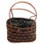 Ate grass handle handbag, 'Butterfly Cage' - Hand Made Ate Grass Handle Handbag from Indonesia