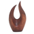 Wood sculpture, 'Fire Flames' - Hand Carved Natural Suar Wood Fire Flames Sculpture (image 2a) thumbail