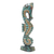 Escultura de madera, 'Caballito de mar calmante' - Estatuilla de caballito de mar de madera tallada a mano de Indonesia