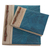 Natural fiber notebooks, 'Autumn Spirit in Blue' (pair) - Handcrafted Pair of Rice Paper Notebooks from Indonesia thumbail