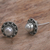 Cultured pearl stud earrings, 'Glowing White Happiness' - Hand Made Cultured Pearl Stud Earrings from Indonesia (image 2c) thumbail