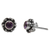Amethyst stud earrings, 'Little Happiness in Purple' - Hand Made Amethyst Sterling Silver Stud Earrings Indonesia (image 2c) thumbail