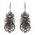 Rainbow moonstone dangle earrings, 'Rainbow Flowers' - Sterling Silver Rainbow Moonstone Dangle Earrings Indonesia