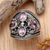 Amethyst-Mehrsteinring - Handgefertigter Ring aus Sterlingsilber mit Amethyst und mehreren Steinen, Indonesien
