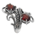 Garnet cocktail ring, 'Magical Union in Red' - Hand Made Garnet Cocktail Ring from Indonesia (image 2c) thumbail