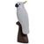 Wood sculpture, 'Single-Crested Cockatoo' - Hand Made Wood Sculpture of a Cockatoo from Indonesia (image 2d) thumbail