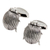 Sterling silver cufflinks, 'Coco Bug' - Beetle Cufflinks Featuring Lively Texture and Appearance (image 2c) thumbail