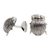 Sterling silver cufflinks, 'Coco Bug' - Beetle Cufflinks Featuring Lively Texture and Appearance (image 2d) thumbail