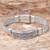 Sterling silver pendant bracelet, 'Bold Bali' - Sterling Silver Unisex Pendant Bracelet from Indonesia (image 2b) thumbail