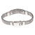 Sterling silver pendant bracelet, 'Bold Bali' - Sterling Silver Unisex Pendant Bracelet from Indonesia (image 2d) thumbail