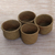 Pandan leaf nesting baskets, 'Cozy Homestead' (set of 4) - Hand Made Pandan Leaf Nesting Baskets (Set of 4) Indonesia