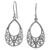 Sterling silver dangle earrings, 'Young Beauty' - Sterling Silver Openwork Dangle Earrings from Indonesia thumbail
