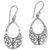 Sterling silver dangle earrings, 'Young Beauty' - Sterling Silver Openwork Dangle Earrings from Indonesia (image 2d) thumbail