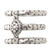 Sterling silver band ring, 'Bali Trio' - Hand Made Sterling Silver 3 Band Ring from Indonesia (image 2d) thumbail