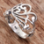 Sterling silver band ring, 'Shiny Spirals' - Sterling Silver Spiral Band Ring from Indonesia (image 2b) thumbail