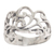 Sterling silver band ring, 'Shiny Spirals' - Sterling Silver Spiral Band Ring from Indonesia (image 2c) thumbail