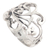 Sterling silver band ring, 'Shiny Spirals' - Sterling Silver Spiral Band Ring from Indonesia