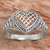 Sterling silver cocktail ring, 'Bali Heart' - Sterling Silver Heart Shaped Cocktail Ring from Indonesia (image 2) thumbail
