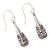 Sterling silver dangle earrings, 'Cones of Light' - Sterling Silver Dangle Earrings Cone Shape from Indonesia (image 2c) thumbail
