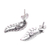 Sterling silver drop earrings, 'Shining Frond' - Sterling Silver Leaf Drop Earrings NOVICA from Indonesia
