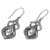 Cultured pearl dangle earrings, 'Pearl Curves' - Sterling Silver Cultured Pearl Dangle Earrings (image 2d) thumbail
