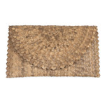 Curated gift set, 'Beach Party' - Curated Gift Set with Batik Sarong Peridot Earrings & Clutch