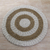 Pandan leaf area rug, 'Solar Halo' (3 feet diameter) - Hand Woven Pandan Leaf Plastic Round Floor Mat (3 Feet Diam)