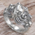 Sterling silver cocktail ring, 'Octopus of the Deep' - Sterling Silver Cocktail Ring Octopus from Indonesia (image 2b) thumbail
