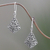 Sterling silver dangle earrings, 'Bali Kites' - Sterling Silver Kite Shaped Dangle Earrings from Indonesia (image 2) thumbail