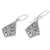 Sterling silver dangle earrings, 'Bali Kites' - Sterling Silver Kite Shaped Dangle Earrings from Indonesia (image 2b) thumbail