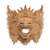 Wood mask, 'Great Boar' - Hand Carved Acacia Wood Barong Bangkal Mask (image 2a) thumbail