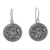 Sterling silver dangle earrings, 'Perfect Alignment' - Handcrafted Sterling Silver Dangle Earrings from Bali thumbail