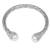 Cultured pearl cuff bracelet, 'Classic Story' - Sterling Silver and Cultured Pearl Cuff Bracelet (image 2d) thumbail