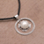 Cultured pearl pendant necklace, 'Hanging Moon' - Cultured Freshwater Pearl Sterling Silver Pendant Necklace (image 2c) thumbail
