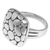 Sterling silver cocktail ring, 'Kapua Stones' - Sterling Silver Cocktail Ring Pebble Motifs Indonesia