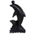 Wood statuette, 'Dancing Dolphin' - Balinese Hand Carved Wood Statuette of Dolphins in Black thumbail