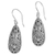 Sterling silver dangle earrings, 'Temple of Ferns' - Sterling Silver Dangle Earrings from Indonesia