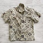 Men's batik cotton shirt, 'Javanese Batik' - Handmade Men's Cotton Batik Shirt with Balinese Motifs
